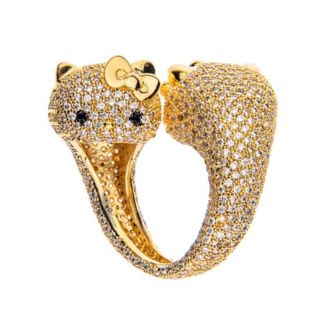 Two Faced Hello Kitty x noir Ring